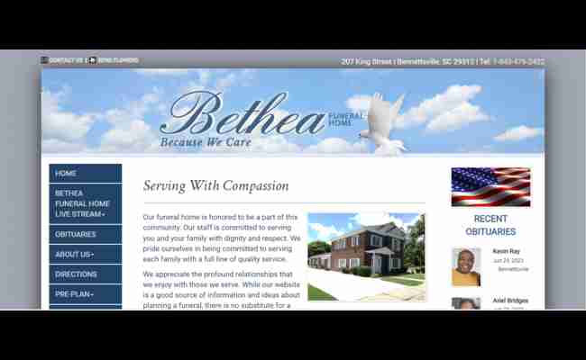 Bethea Funeral Home Bennettsville Sc 2023 Best Info