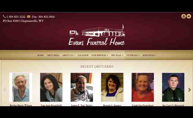 Evans Funeral Home Chapmanville Wv 2023 Best Info