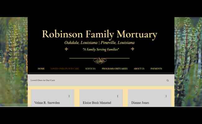Robinson Funeral Home Pineville, La Obituaries 2023 Best Info