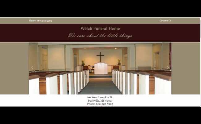 Welch Funeral Home Starkville Ms 2023 Best Info